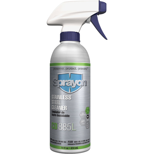 CD885 Stainless Steel Cleaner, 14 oz./414 ml, Trigger Bottle Air Extreme Inc.