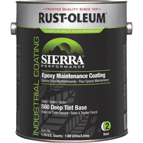 Sierra Performance S60 Water-Based Epoxy Maintenance Coating Deep Base, Gallon, Tint Base Air Extreme Inc.