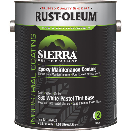 Rev&ecirc;tement dentretien &eacute;poxydique &agrave; base deau Sierra Performance S60 Couche de base pastel, Gallon, Base &agrave; teinter Air Extreme Inc.