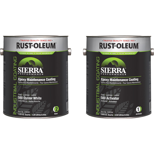 Trousse de rev&ecirc;tement dentretien &eacute;poxydique &agrave; base deau Sierra S60, Gallon, Blanc Air Extreme Inc.