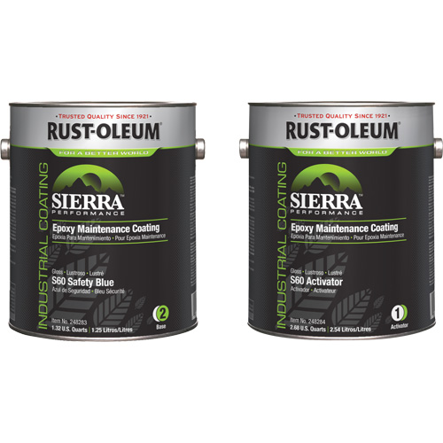 Trousse de rev&ecirc;tement dentretien &eacute;poxydique &agrave; base deau Sierra S60, Gallon, Bleu Air Extreme Inc.