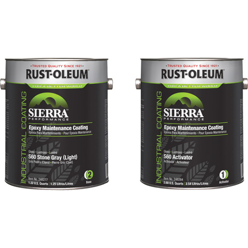 Trousse de rev&ecirc;tement dentretien &eacute;poxydique &agrave; base deau Sierra S60, Gallon, Gris Air Extreme Inc.