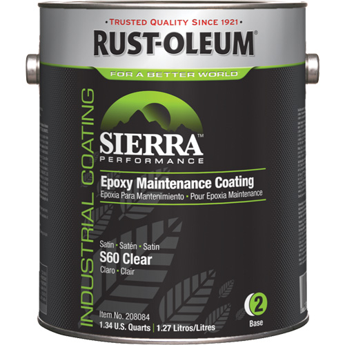 Rev&ecirc;tement dentretien &eacute;poxydique &agrave; base deau Sierra S60 Partie 2 Couche de fond, Gallon, Transparent Air Extreme Inc.