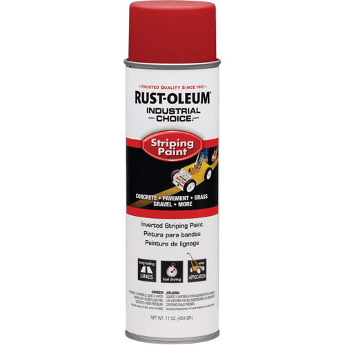 S1600 System Inverted Striping Paint, Red, Aerosol Can Air Extreme Inc.
