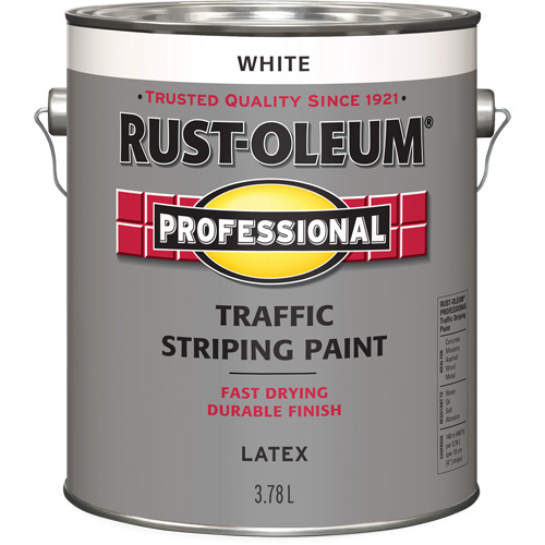 Peinture pour traçage de lignes de circulation, Blanc, 3,78 L, Cruche Air Extreme Inc.