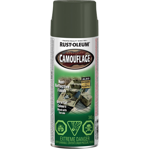 Specialty Camouflage Paint, Aerosol Can, Army Green Air Extreme Inc.