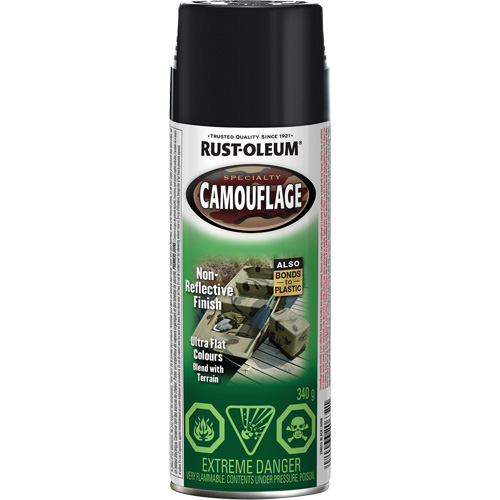 Specialty Camouflage Paint, Aerosol Can, Black Air Extreme Inc.