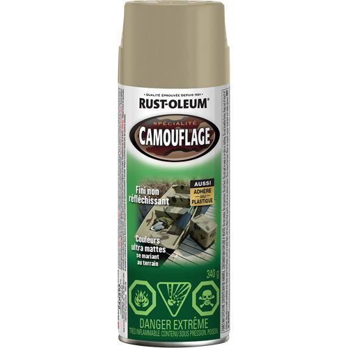 Specialty Camouflage Paint, Aerosol Can, Khaki Air Extreme Inc.