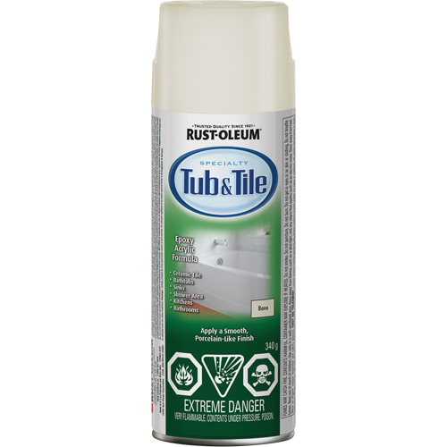 Specialty Tub & Tile Spray Paint, Aerosol Can, Bone Air Extreme Inc.
