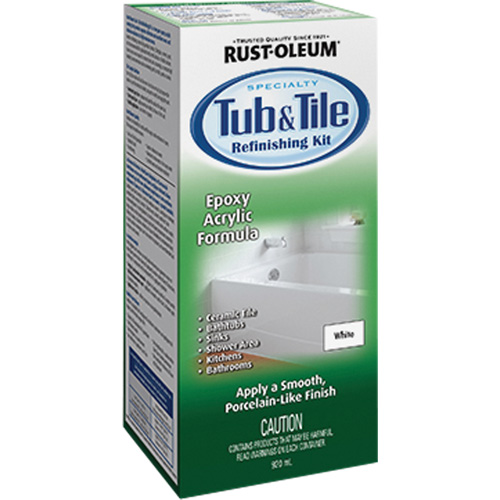 Peinture de remise &agrave; neuf pour baignoires et carreaux, 920 ml, Trousse, Blanc Air Extreme Inc.