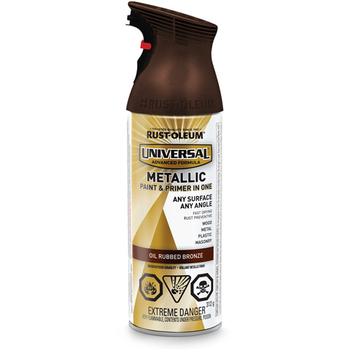 Universal&reg; Spray Paint, Oil Rubbed Bronze, Metallic, Aerosol Can Air Extreme Inc.