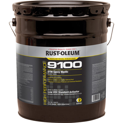 9100 System DTM Epoxy Mastic Standard 250 VOC Activator, 5 gal., Pail Air Extreme Inc.