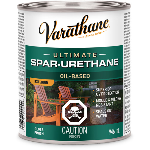 Rev&ecirc;tement &agrave; fini diamant pour bois Varathane, 946 ml, Transparent, Brillant Air Extreme Inc.