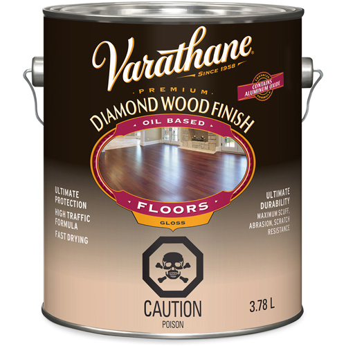 Enduit pour plancher &agrave; fini diamant pour bois Varathane, 3,78 L, Transparent, Brillant Air Extreme Inc.