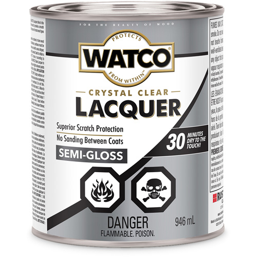 Laque pour bois Watco, 946 ml, Transparent, Semi-brillant Air Extreme Inc.