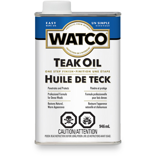 Watco&reg; Teak Oil, 946 ml, Clear, Transparent Air Extreme Inc.