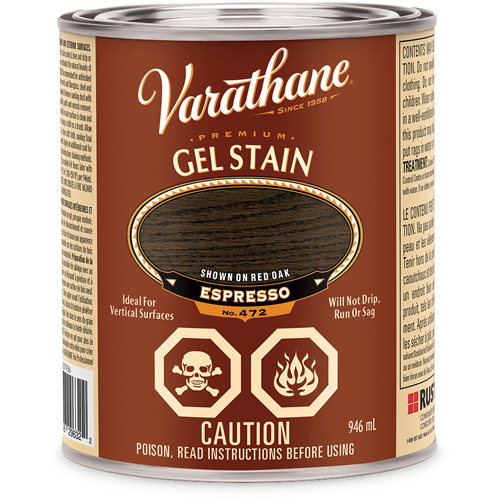 Varathane&reg; Premium Gel Stain, 946 ml, Espresso Air Extreme Inc.