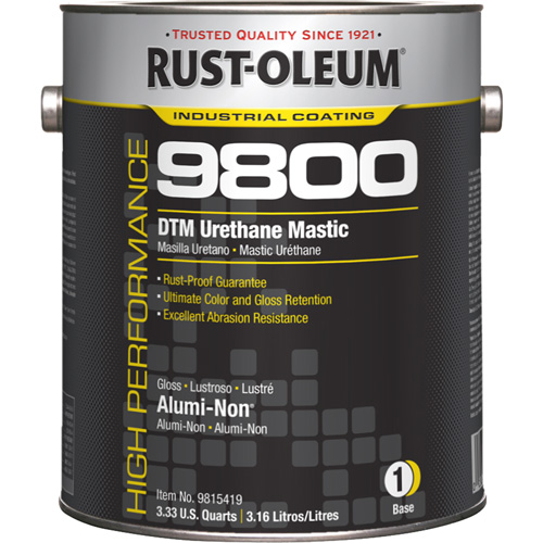 Syst&egrave;me de mastic &agrave; lur&eacute;thane 9800 DTM, 1 gal., Alumi-Non, Brillant Air Extreme Inc.