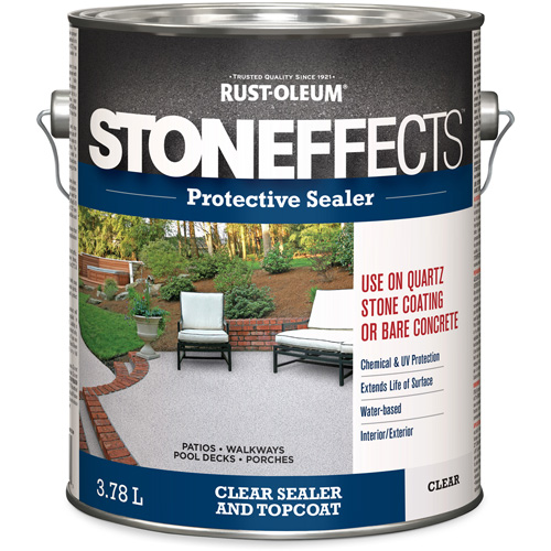 Produit d'&eacute;tanch&eacute;ifi&eacute; protecteur pour b&eacute;ton Stoneffects, 3,78 L, &agrave; l'eau, Transparent, Transparent Air Extreme Inc.