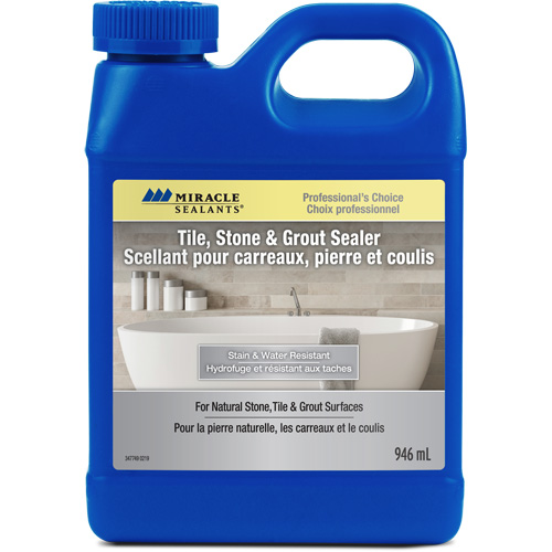 Scellant pour carreaux, pierres et coulis Miracle Sealants, Cruche Air Extreme Inc.