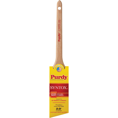 Syntox Angular Brush, Synthetic, Wood Handle, 2" Width Air Extreme Inc.