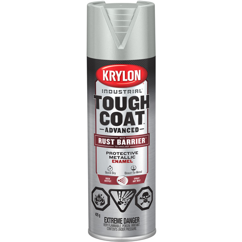 Peinture Tough Coat avec technologie Rust Barrier, Aluminium, M&eacute;tallique, 425 g, Canette a&eacute;rosol Air Extreme Inc.