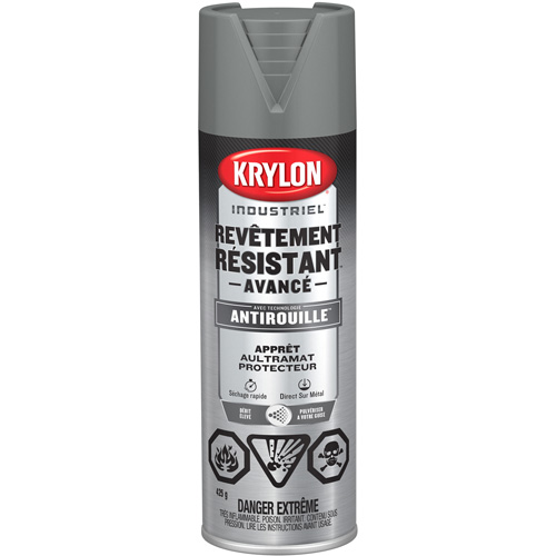 Peinture Tough Coat avec technologie Rust Barrier, Appr&ecirc;t gris, Ultra-mat, 425 g, Canette a&eacute;rosol Air Extreme Inc.