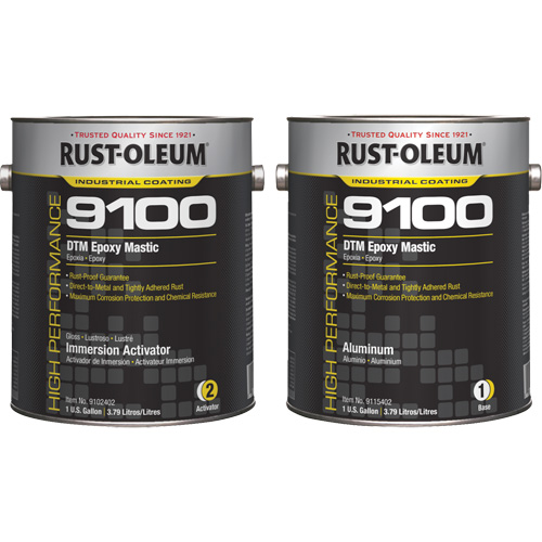 Ensemble de base et d'activateur pour mastic &eacute;poxy DTM du syst&egrave;me 9100, Aluminium, Gallon Air Extreme Inc.