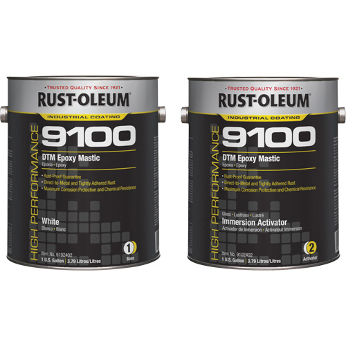 Ensemble de base et d'activateur pour mastic &eacute;poxy DTM du syst&egrave;me 9100, Blanc, Gallon Air Extreme Inc.