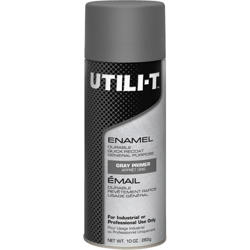 UTILI-T General Purpose Enamel Spray Paint, Grey Primer, 10 oz./283 g, Aerosol Can Air Extreme Inc.