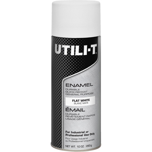 Peinture-&eacute;mail en a&eacute;rosol polyvalent UTILI-T, Blanc, Fini mat profond, 10 oz/283 g, Canette a&eacute;rosol Air Extreme Inc.