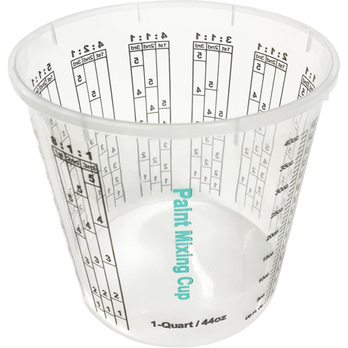 Plastic Paint Mixing Cup, 1.25 Litres Air Extreme Inc.