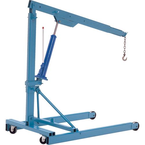 Portable Floor Cranes, 8' Lift, 1000 lbs. (0.5 tons), 70-1/2" Arm, 69-1/4" H Air Extreme Inc.