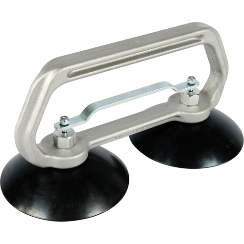 Appareils &agrave; ventouses - Ventouse double industrielle, 75 lb Capacit&eacute;, 5", Barre &agrave; tirer, 10" Longueur de la manche Air Extreme Inc.