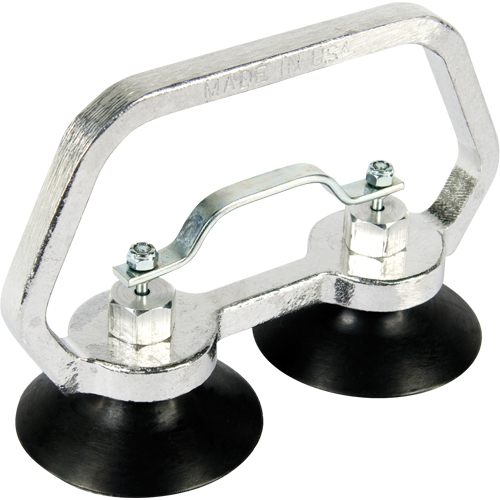 Vacuum Cups - Heavy-Duty Double Cup, 30 lbs. Capacity, 3", Pull-bar, 7" Handle Length Air Extreme Inc.