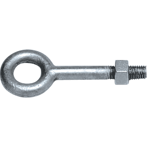 Eye Bolts, 3/8" Dia., 4-1/2" L, Galvanized, 1200 lbs. (0.6 tons) Capacity Air Extreme Inc.