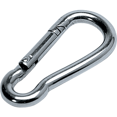 Mousqueton zingu&eacute;, 260 lb (0,13 tonnes) Charge d'utilisation max., 1/4" Taille, 3/8" Oeil Air Extreme Inc.