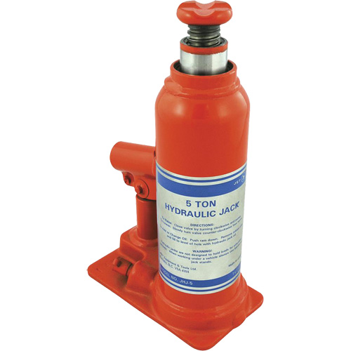 JHJ-5 Crics &agrave; bouteille pour usage tr&egrave;s intensif, 5 tonne(s), 15-3/8" Hauteur &eacute;lev&eacute;e Air Extreme Inc.