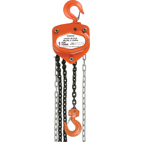 Chain Hoist, 10' Lift, 1000 lbs. Capacity, Alloy Steel Chain Air Extreme Inc.
