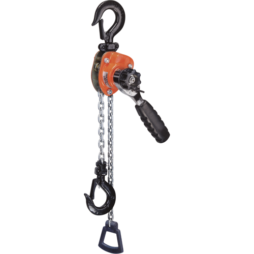 Series 602 Mini Ratchet Lever Hoist, 10' Lift, 550 lbs. (0.275 tons) Capacity, Steel Chain Air Extreme Inc.