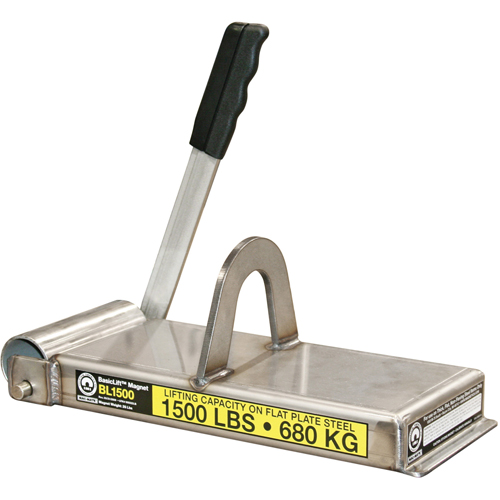 &eacute;lectro-aimants de levage de base, Capacit&eacute; de retenue 1500 lb (0,75 tonne), 14-1/2" lo x 5-5/8" la x 5-1/2" h Air Extreme Inc.