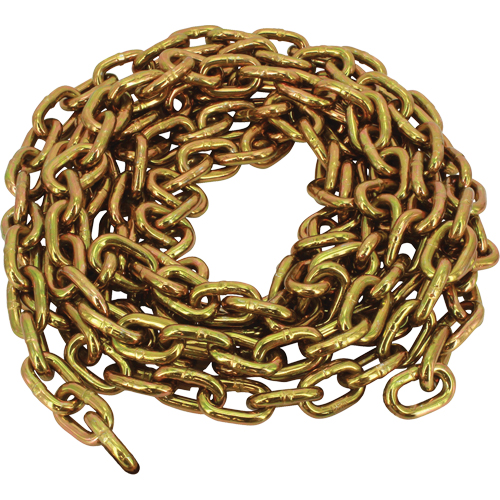 Grade 70 Imported Transport Chain, Carbon Steel, 5/16" x 275' (83.8 m) L, Grade 70, 4700 lbs. (2.35 tons) Load Capacity Air Extreme Inc.