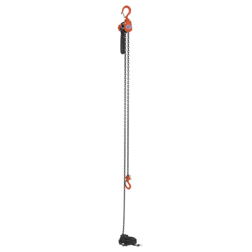 Mini Lever Hoist, 15' Lift, 500 lbs. (0.25 tons) Capacity, Steel Chain Air Extreme Inc.