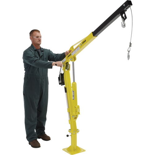 Grue &agrave; fl&egrave;che pour camion actionn&eacute;e par treuil, Capacit&eacute; de 500 lb (0,25 tonne), Limite de 102' Air Extreme Inc.