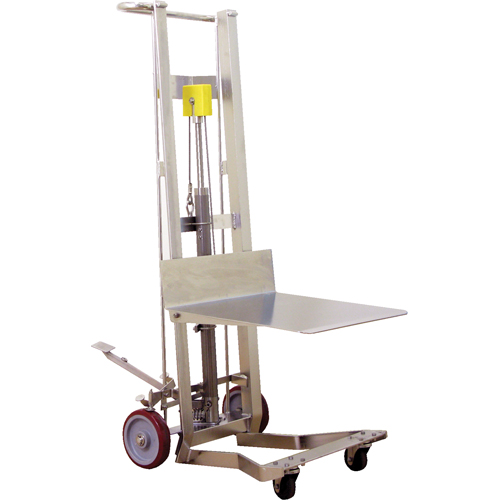 Hydraulic Platform Lift Stacker, Foot Pump Operated, 750 lbs. Capacity, 54" Max Lift Air Extreme Inc.