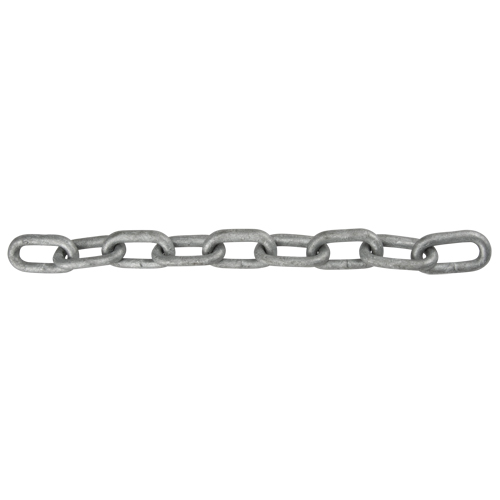 Straight Link Chain, Low Carbon Steel, 3/4" x 100' (30.4 m) L, Grade 30, 10600 lbs. (5.3 tons) Load Capacity Air Extreme Inc.