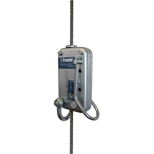 Dispositif de s&eacute;curit&eacute; sur c&acirc;ble d'acier Blocstop BS 20.301 Air Extreme Inc.