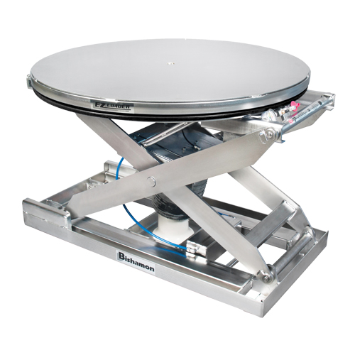 EZ Loader&reg; SS Self-Levelling Pallet Positioner - 100% Stainless Steel, 43" L x 43" W, 4000 lbs. Cap. Air Extreme Inc.