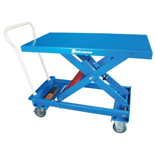 Table de travail mobile avec nivellement automatique &agrave; ciseaux MobiLeveler, 39-4/5" lo x 20-1/2" la, Acier, Capacit&eacute; 880 lb Air Extreme Inc.
