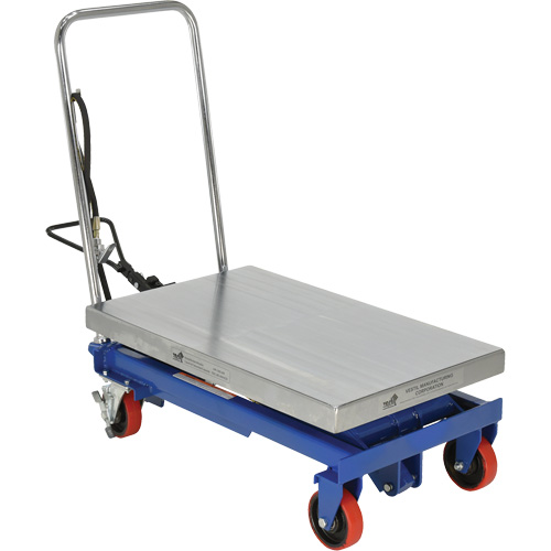 Pneumatic Hydraulic Scissor Lift Table, Steel, 32-1/2" L x 19-3/4" W, 1000 lbs. Cap. Air Extreme Inc.